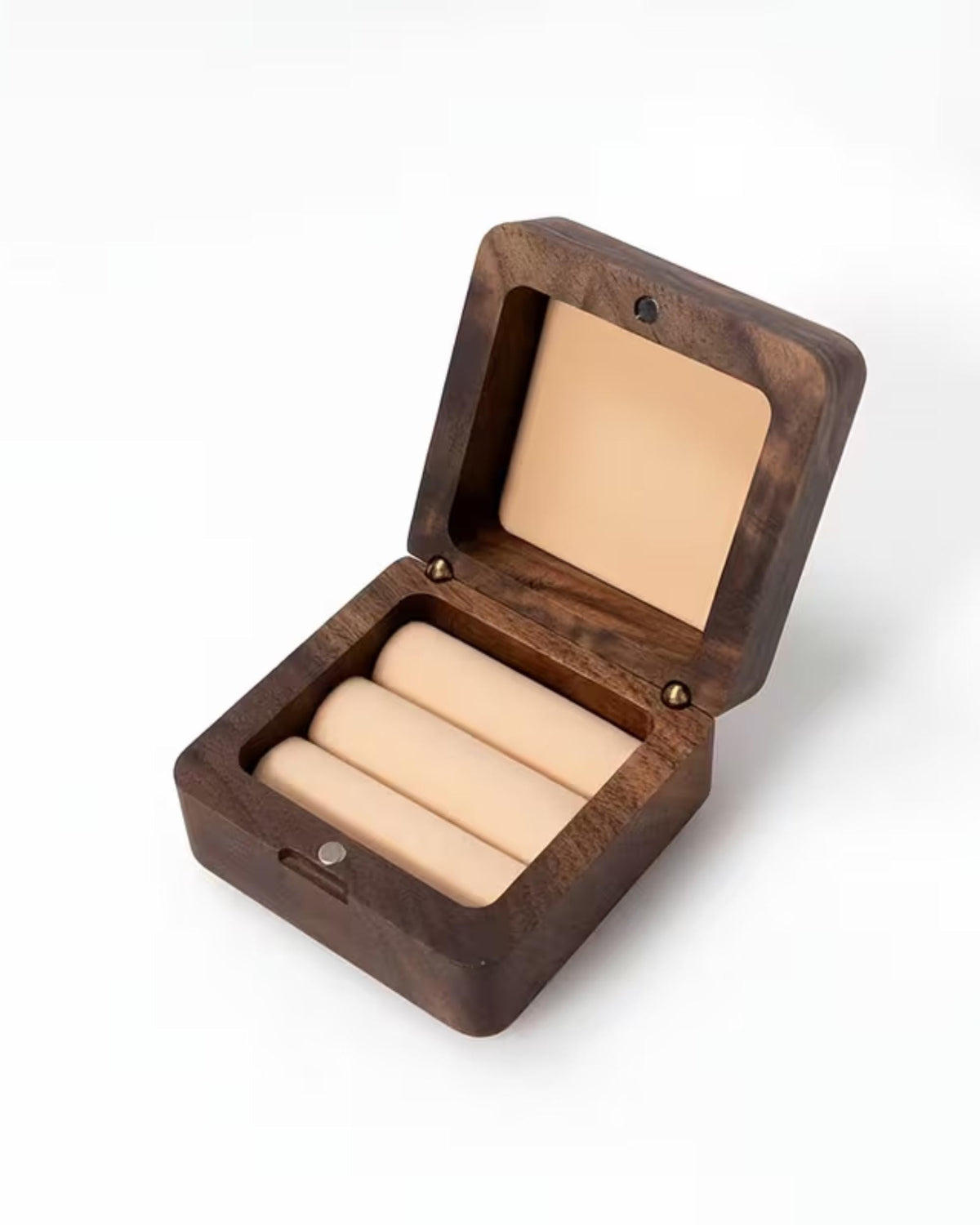 Boîte à Alliance Mariage Bois Bohème Gravée | Porte Alliance Personnalisé Prénom Date | Écrin Cérémonie Champêtre