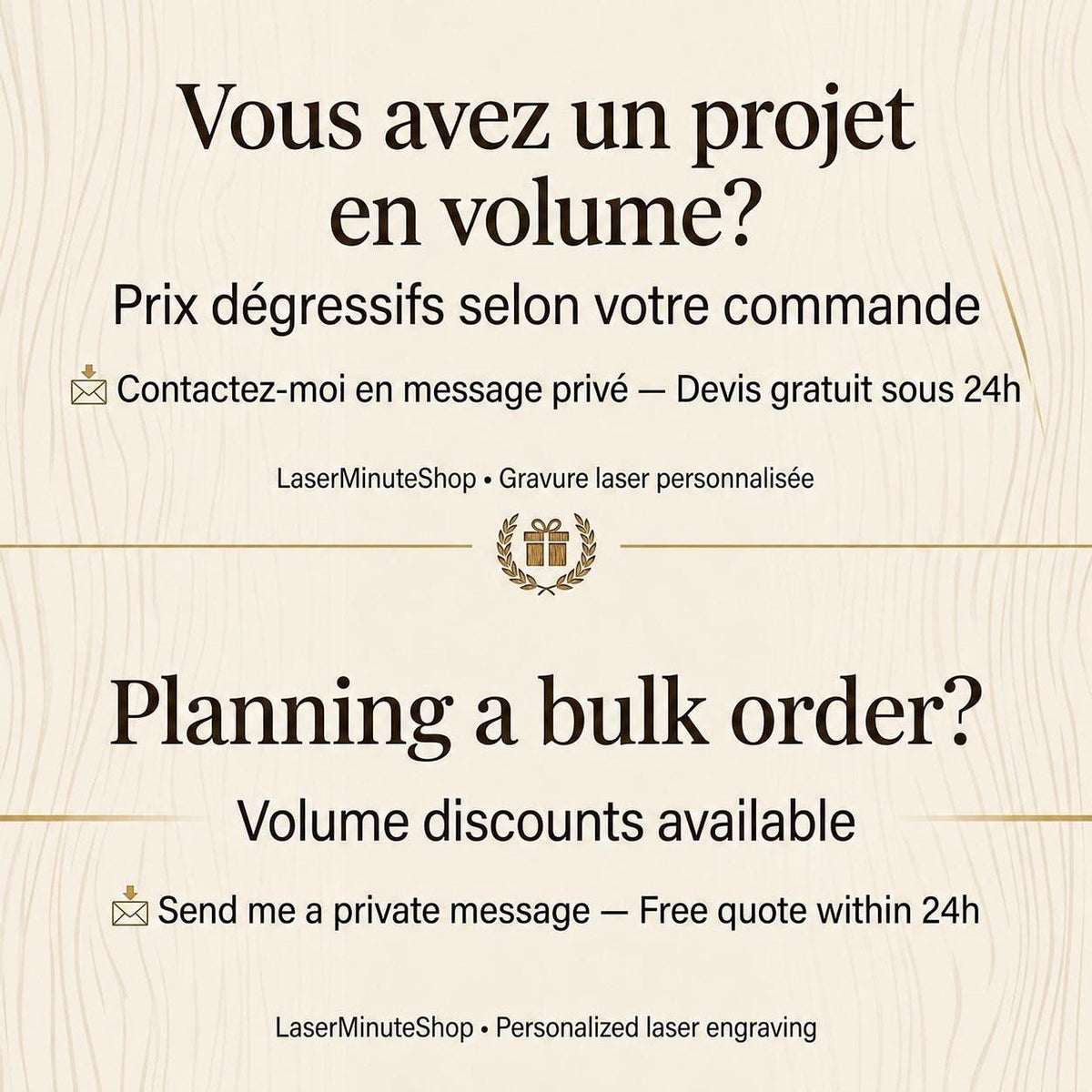Carte médicale personnalisée en aluminium gravé