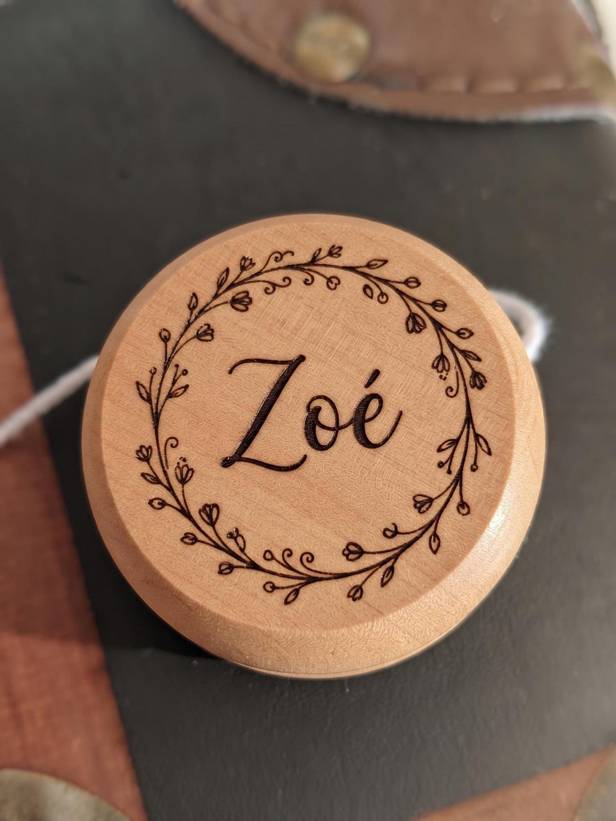 Yo-yo en Bois Personnalisé avec Prénom Gravé | Cadeau Naissance Anniversaire Communion Enfant