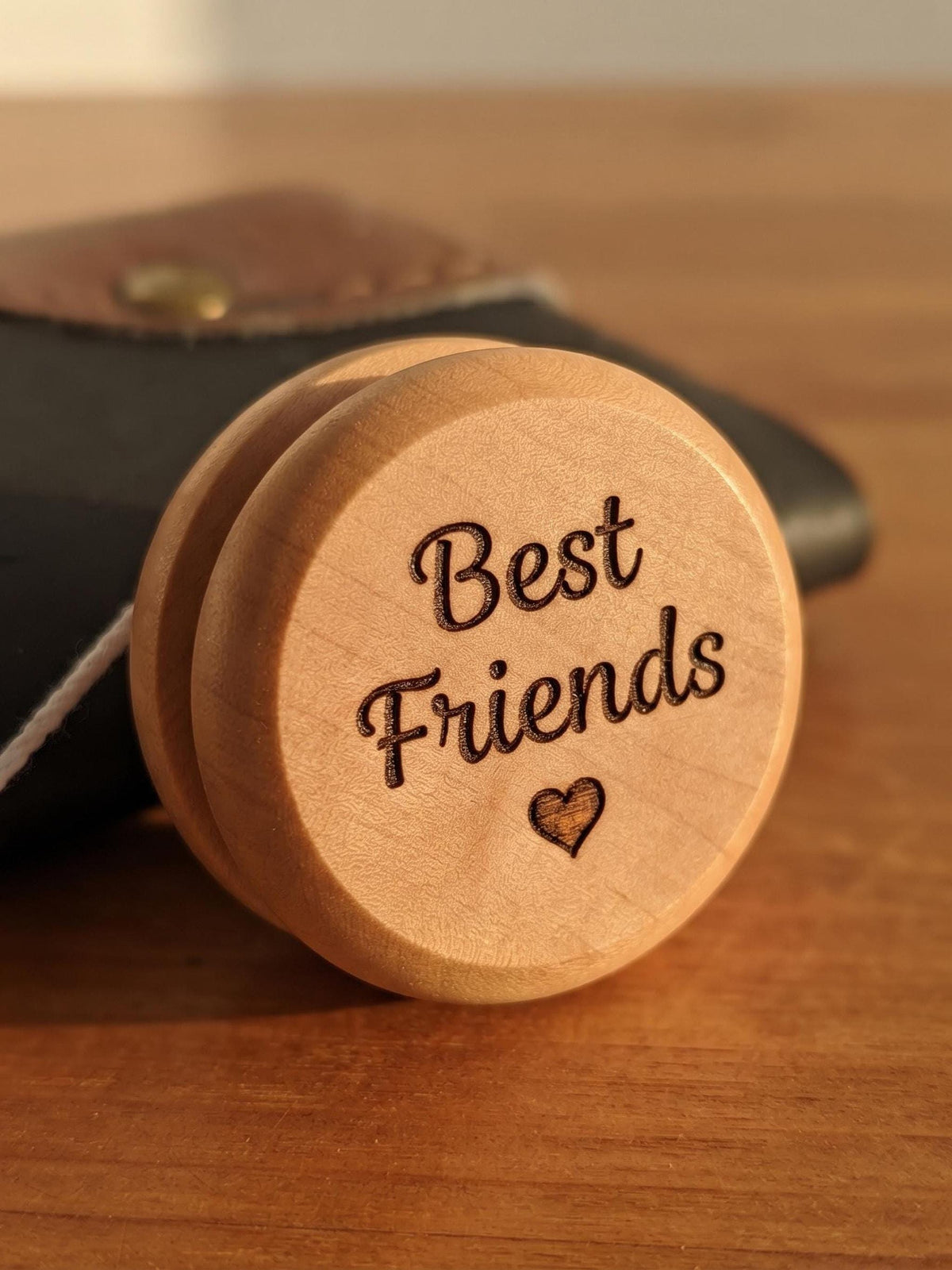 Yo-yo en Bois Personnalisé avec Prénom Gravé | Cadeau Naissance Anniversaire Communion Enfant